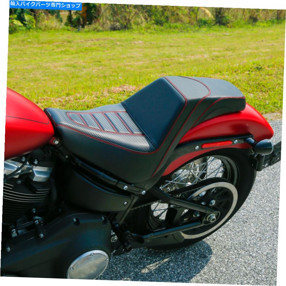 Seats ドライバーの乗客2アップシートハーレーソフトアイルスタンダード2018-upに適しています Driver Passenger Two-Up Seat Pillion Fit For Harley Softail Standard 2018-Up【並行輸入品】|Us Custom Parts Shop USDM