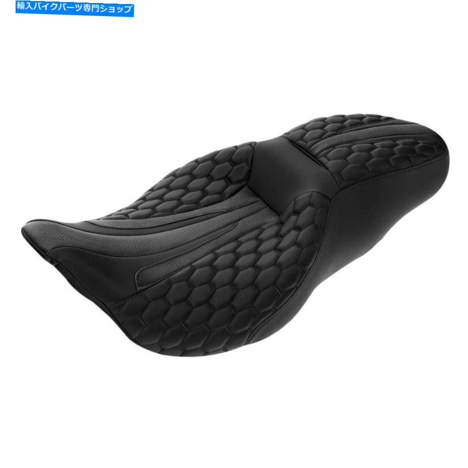 Seats ハーレーツーリングストリートエレクトラグライド2009-2022 14に適したドライバーと助手席 Driver & Passenger Seat Fit For Harley Touring Street Electra Glide 2009-2022 14【並行輸入品】