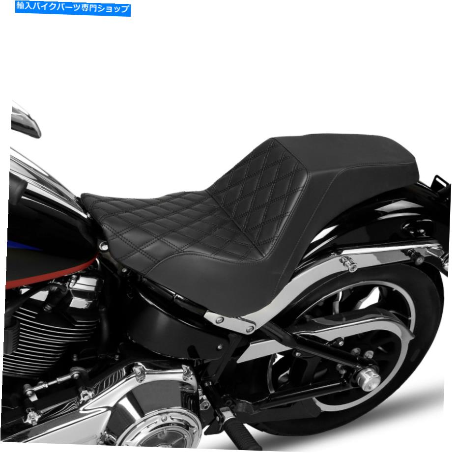 Seats ハーレーソフトアイルスタンダードストリートボブ2018-upにぴったりの黒いドライバーの助手席 Black Driver Passenger Seat Fit For Harley Softail Standard Street Bob 2018-up【並行輸入品】｜Us Custom Parts Shop USDM