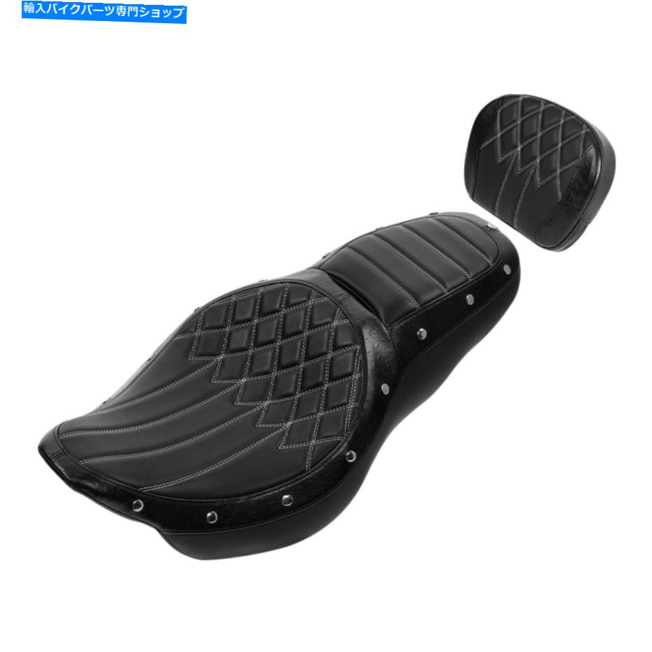 Seats ハーレーロードストリートグライドに適したドライバー助手席＆リアバックレストパッド09-22 Driver Passenger Seat & Rear Backrest Pad Fit For Harley Road Street Glide 09-22【並行輸入品】｜Us Custom Parts Shop USDM