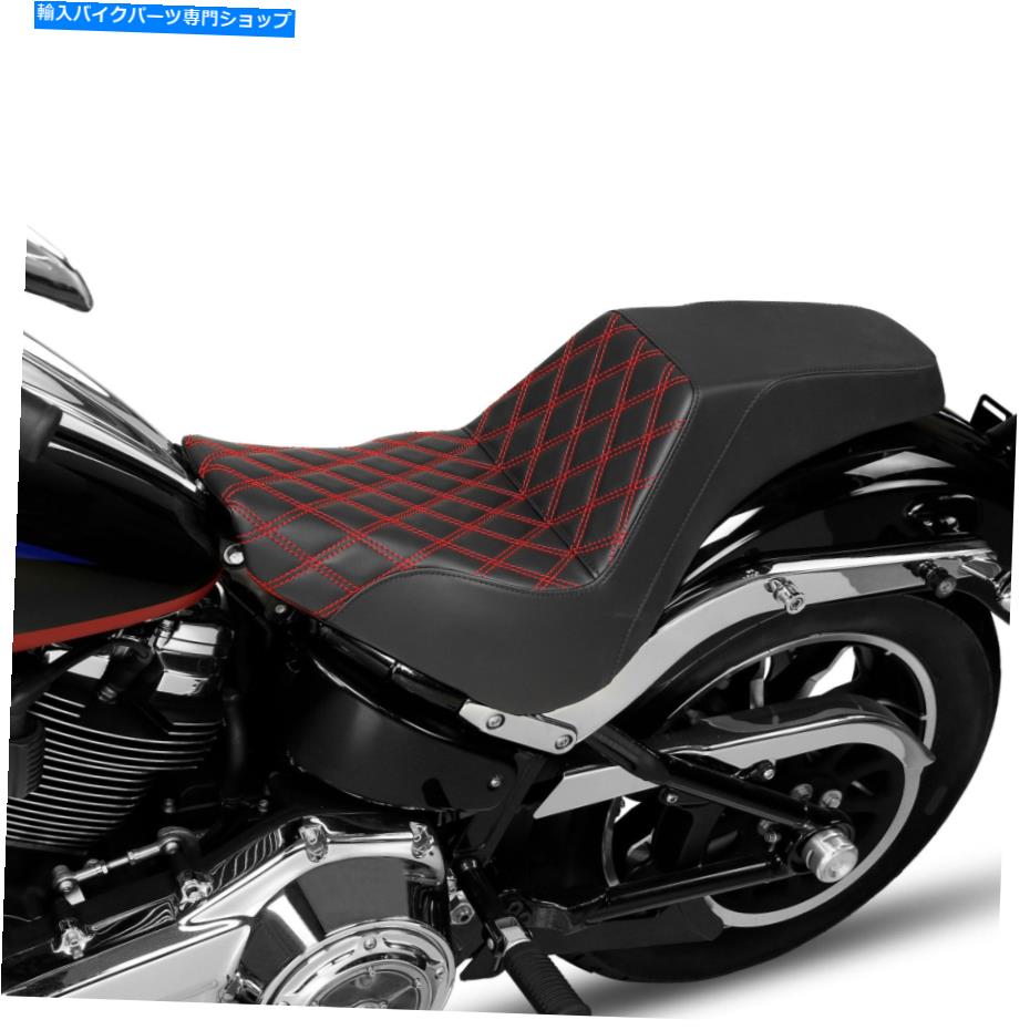 Seats ハーレーソフトアイルスタンダードFXST 2018-2021に適したドライバーライダーと助手席 Driver Rider & Passenger Seat Fit For Harley Softail Standard FXST 2018-2021【並行輸入品】