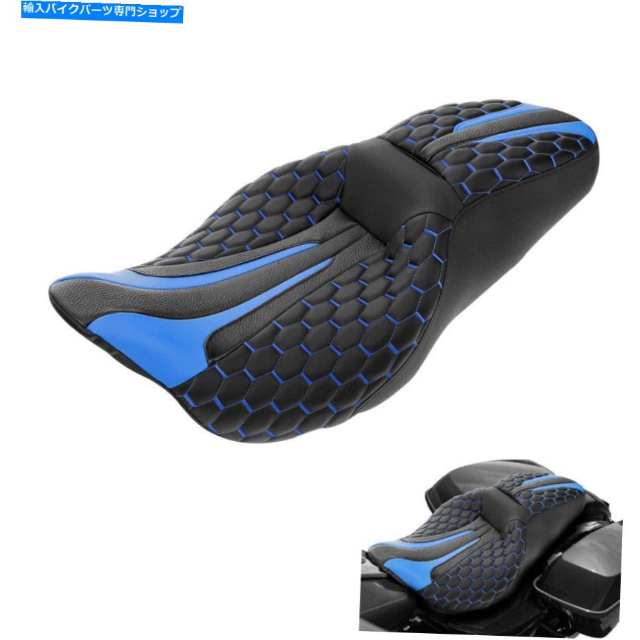 Seats ハーレーツーリングストリートロードグライド09-2022に適したドライバーと助手席クッションフィット Driver & Passenger Seat Cushion Fit For Harley Touring Street Road Glide 09-2022【並行輸入品】|Us Custom Parts Shop USDM
