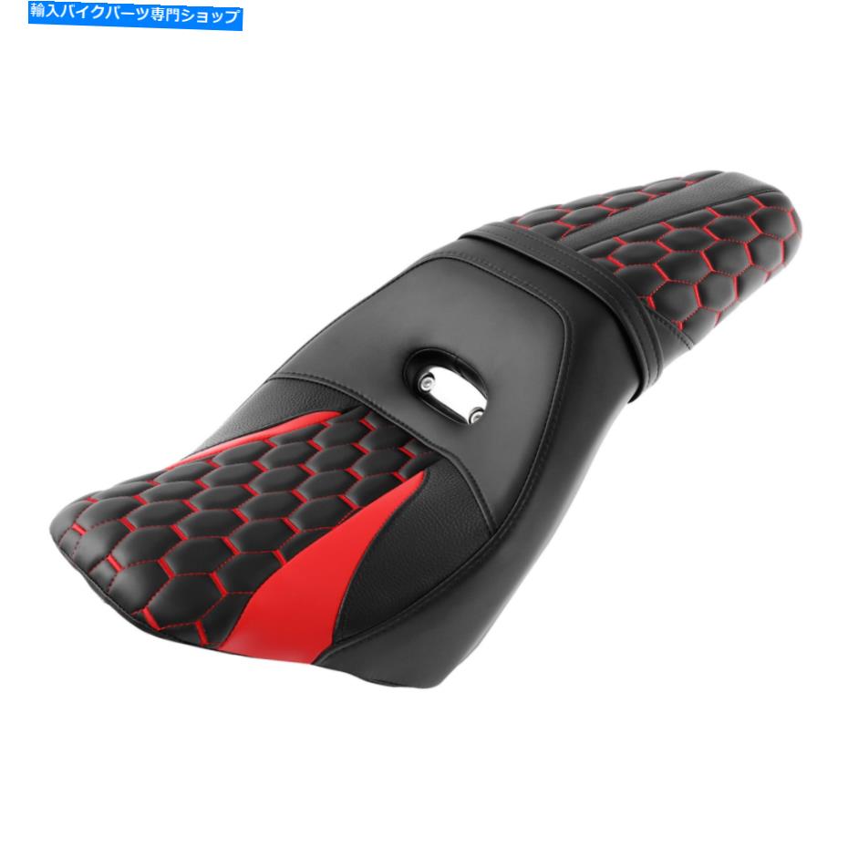 Seats インディアンスカウト2015-2022に適したブラックレッドドライバーの助手席60 ABS 2016-22 Black Red Driver Passenger Seat Fit For Indian Scout 2015-2022 Sixty ABS 2016-22【並行輸入品】