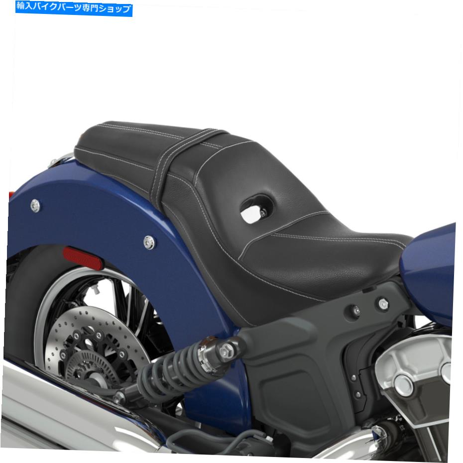 Seats インディアンスカウトにフィットするオートバイドライバーと助手席クッション2016-2021 Motorcycle Driver & Passenger Seat Cushion Fit For Indian Scout Sixty 2016-2021【並行輸入品】