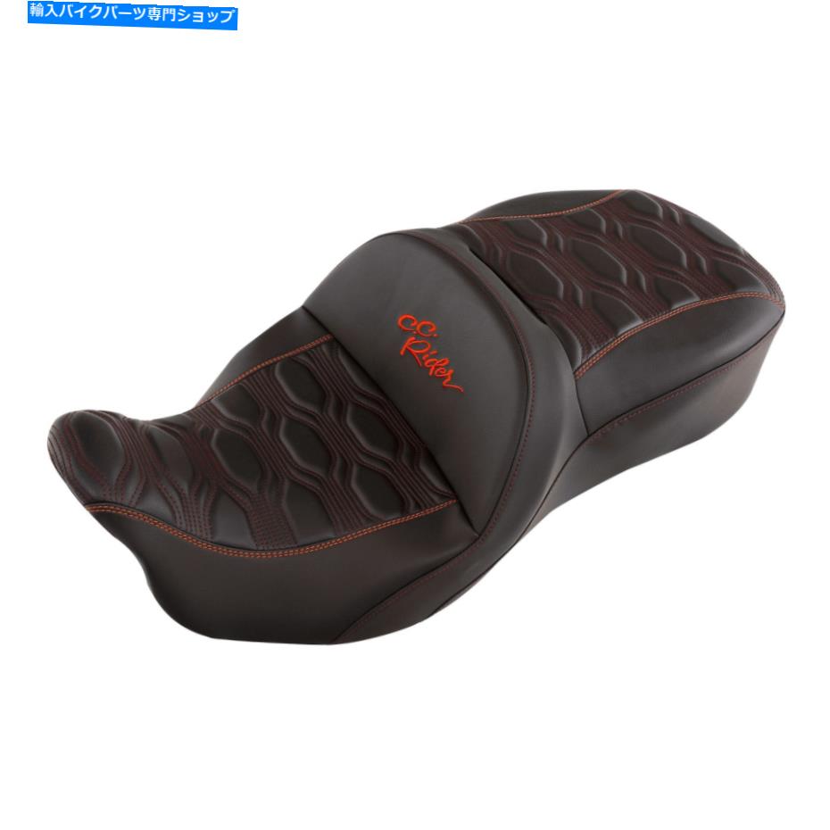 Seats ハーレーツアーロードストリートグライド2009-2022にぴったりのブラウンドライバーと助手席 Brown Driver & Passenger Seat Fit For Harley Touring Road Street Glide 2009-2022【並行輸入品】｜Us Custom Parts Shop USDM