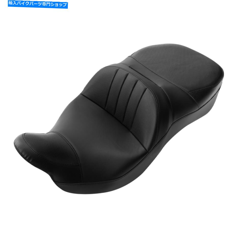 Seats ハーレーツーリングストリートロードグライドキングのための黒いドライバーの助手席09-22 20 Black Driver Passenger Seat For Harley Touring Street Road Glide King 09-22 20【並行輸入品】