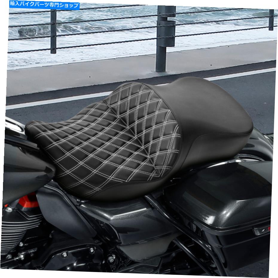 Seats ドライバーライダー+ハーレーツーリングロードグライドに適した乗客シートクッション2009-2022 Driver Rider+ Passenger Seat Cushion Fit For Harley Touring Road Glide 2009-2022【並行輸入品】｜Us Custom Parts Shop USDM