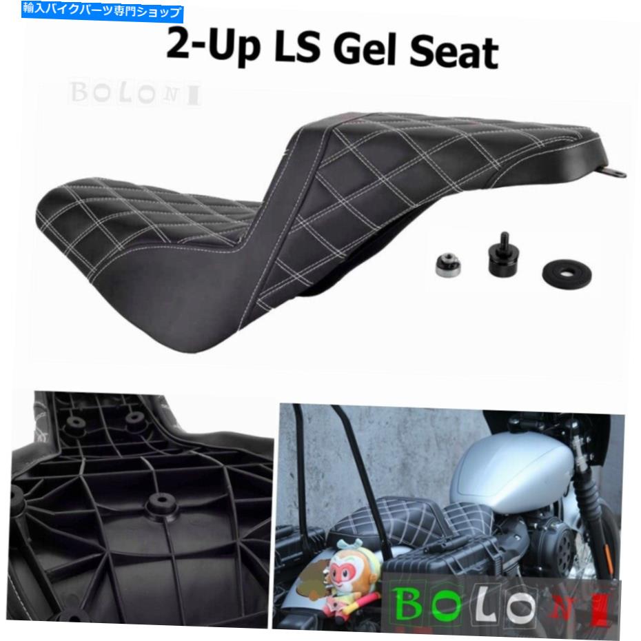Seats ハーレーソフトアイルストリートのドライバー2アップシートボブfxbbスリムFlsl fxstデラックスflde Driver 2-Up Seat For Harley Softail Street Bob FXBB Slim FLSL FXST Deluxe FLDE【並行輸入品】