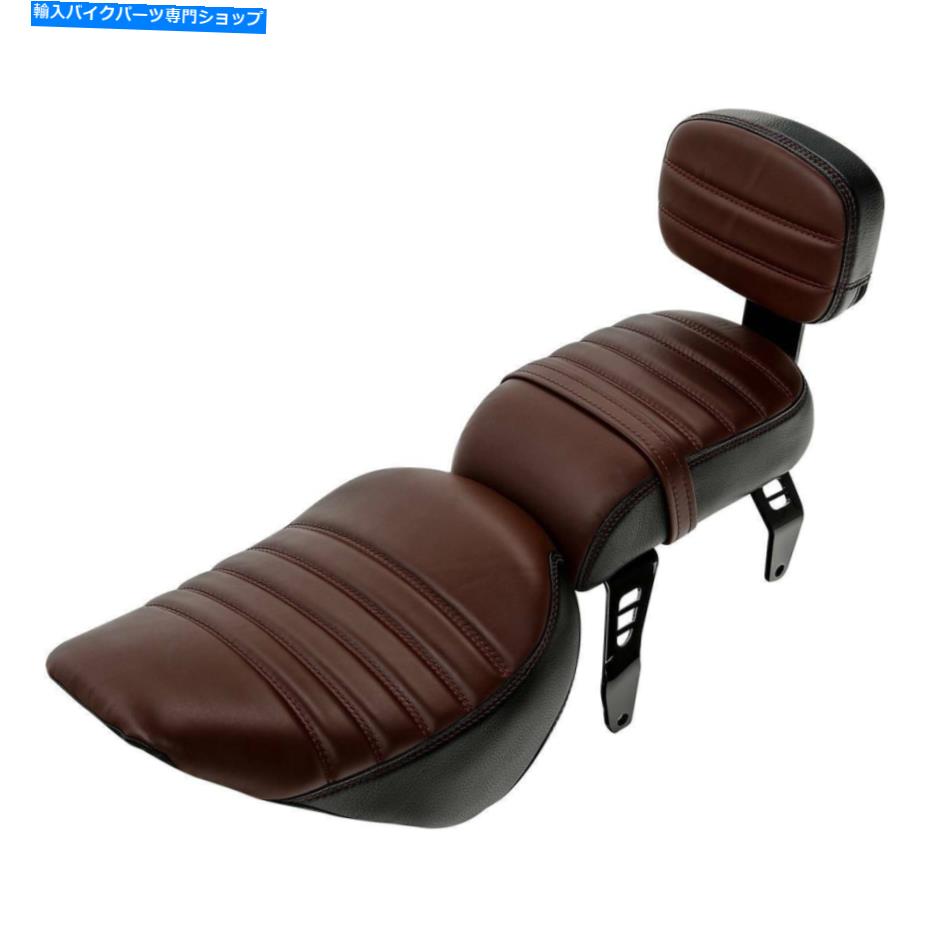 Seats インディアンスカウトのボババーに適したバックレスト付きドライバー助手席2020-2022 Driver Passenger Seat W/ Backrest Fit For Indian Scout Bobber Twenty 2020-2022【並行輸入品】