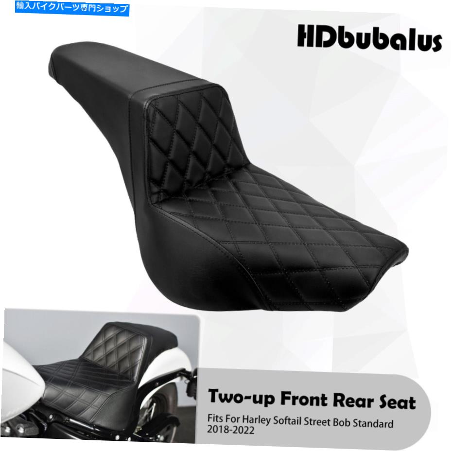 Seats ハーレーソフトアイルストリートにフィットする2アップドライバーの助手席ボブFXBB FXST 2018-2022 2-Up Driver Passenger Seat Fit For Harley Softail Street Bob FXBB FXST 2018-2022【並行輸入品】｜Us Custom Parts Shop USDM