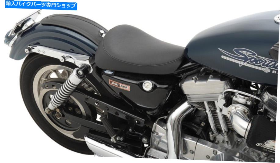Seats プレーンビニールソロシートブラックフォームドラッグスペシャルティー0804-0613 for 82-03ハーレーXL Plain Vinyl Solo Seat Black Foam Drag Specialties 0804-0613 For 82-03 Harley XL【並行輸入品】｜Us Custom Parts Shop USDM