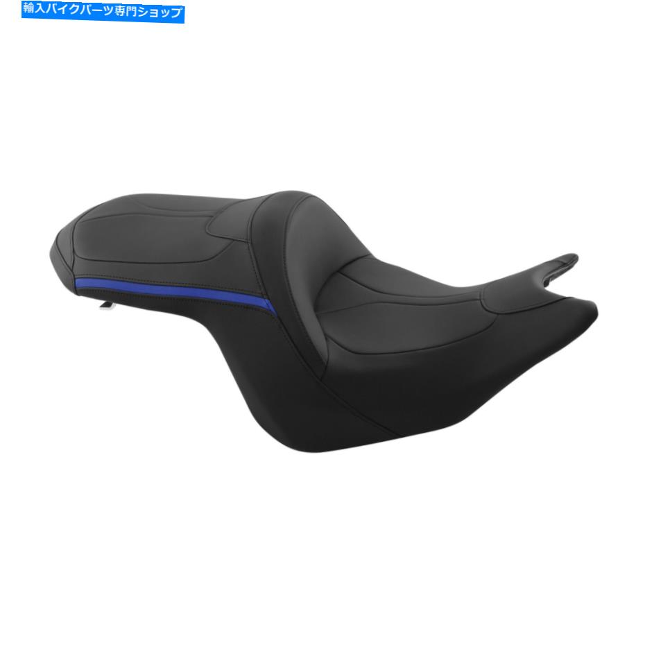 Seats Black+Blue Rider＆Passenger Seat Cushion Fit for Honda Goldwing Tour 2018-21 Black+Blue Rider & Passenger Seat Cushion Fit For Honda Goldwing Tour 2018-21【並行輸入品】