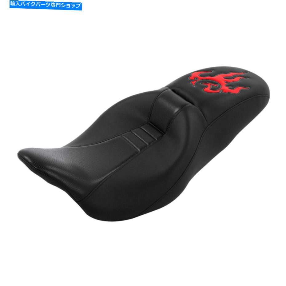 Seats ハーレーツーリングロードキングストリートグライドFLHX 09-22に適したドライバーと助手席 Driver & Passenger Seat Fit For Harley Touring Road King Street Glide FLHX 09-22【並行輸入品】