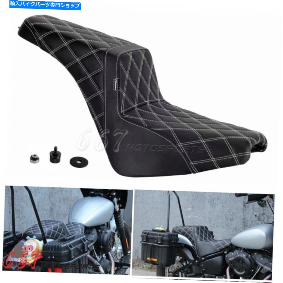 Seats ハーレーソフトアイルFLSL FXST FLDE FLHCS STREET BOB FXBBS 114 2018-2022の2アップシート 2-Up Seat for Harley Softail FLSL FXST FLDE FLHCS Street Bob FXBBS 114 2018-2022【並行輸入品】｜Us Custom Parts Shop USDM