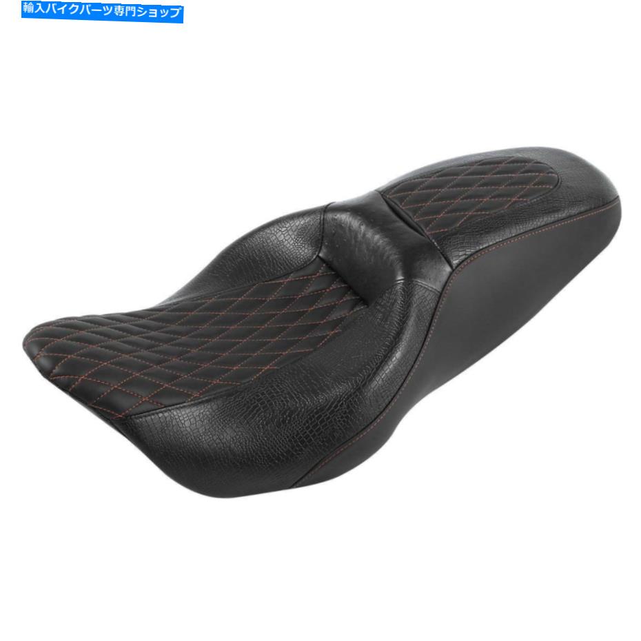 Seats ドライバーの乗客2UPシートハーレーツアーエレクトラストリートロードグライド09-23 Driver Passenger 2Up Seat Fit For Harley Touring Electra Street Road Glide 09-23【並行輸入品】