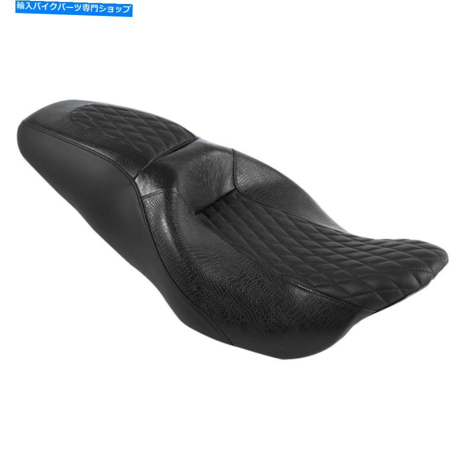 Seats ハーレーロードエレクトラグライド2009-2021にフィットするブラックドライバーの助手席クッションフィット Black Driver Passenger Seat Cushion Fit For Harley Road Electra Glide 2009-2021【並行輸入品】｜Us Custom Parts Shop USDM
