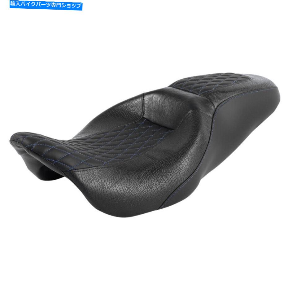 Seats ハーレーツーリングエレクトラグライド09-アップ12に適したワンピースドライバーと助手席 One Piece Driver & Passenger Seat Fit For Harley Touring Electra Glide 09-UP 12【並行輸入品】