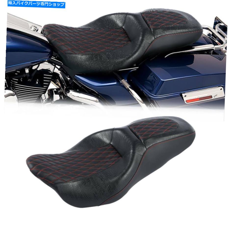 Seats ハーレーツーリングロードキングストリートグライド2009年のドライバー乗客のピリオンシート Driver Passenger Pillion Seat For Harley Touring Road King Street Glide 2009-up【並行輸入品】｜Us Custom Parts Shop USDM