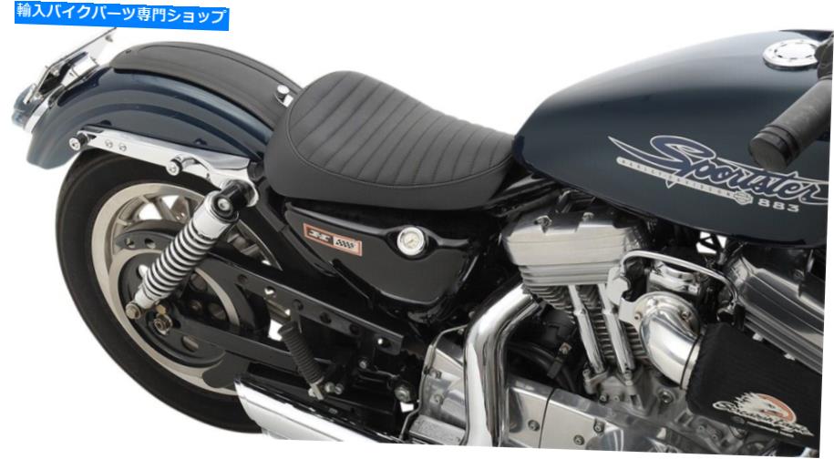 Seats クラシックステッチビニールソロシート - ブラックDrs。 82-03ハーレーXLの0804-0615 Classic Stitch Vinyl Solo Seat - Black DrS. 0804-0615 For 82-03 Harley XL【並行輸入品】