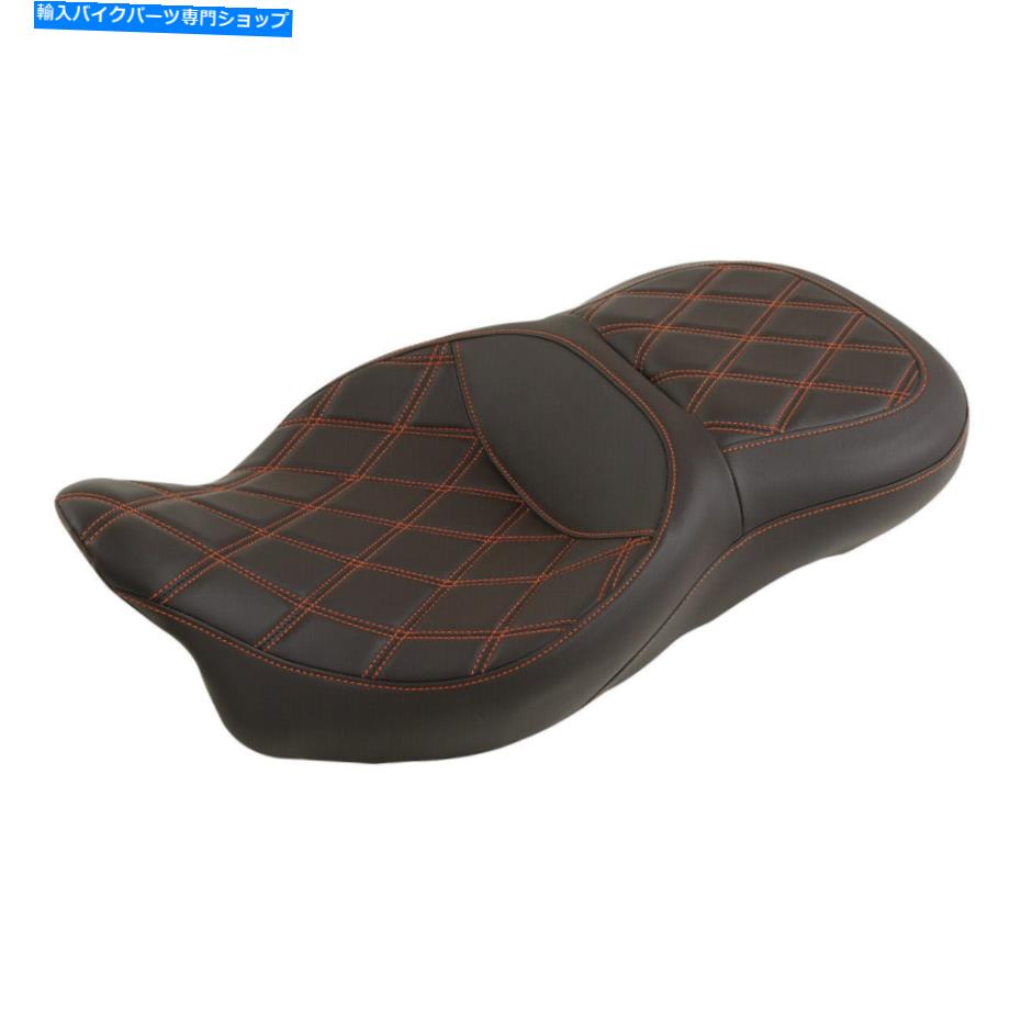Seats ハーレーツーリングロードキングストリートグライドにフィットする2つのドライバーの助手席 Two Up Driver Passenger Seat Fit For Harley Touring Road King Street Glide 09-up【並行輸入品】｜Us Custom Parts Shop USDM