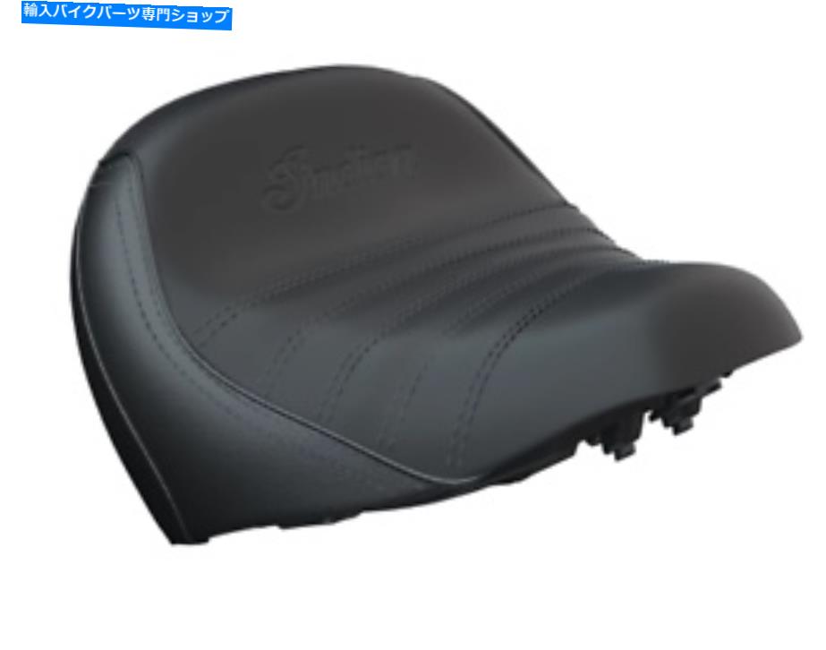 Seats インドのオートバイブラックライダーコンフォート+ 2018-2022スカウトボバーのソロシート Indian Motorcycle Black Rider Comfort+ Solo Seat for 2018-2022 Scout Bobber【並行輸入品】