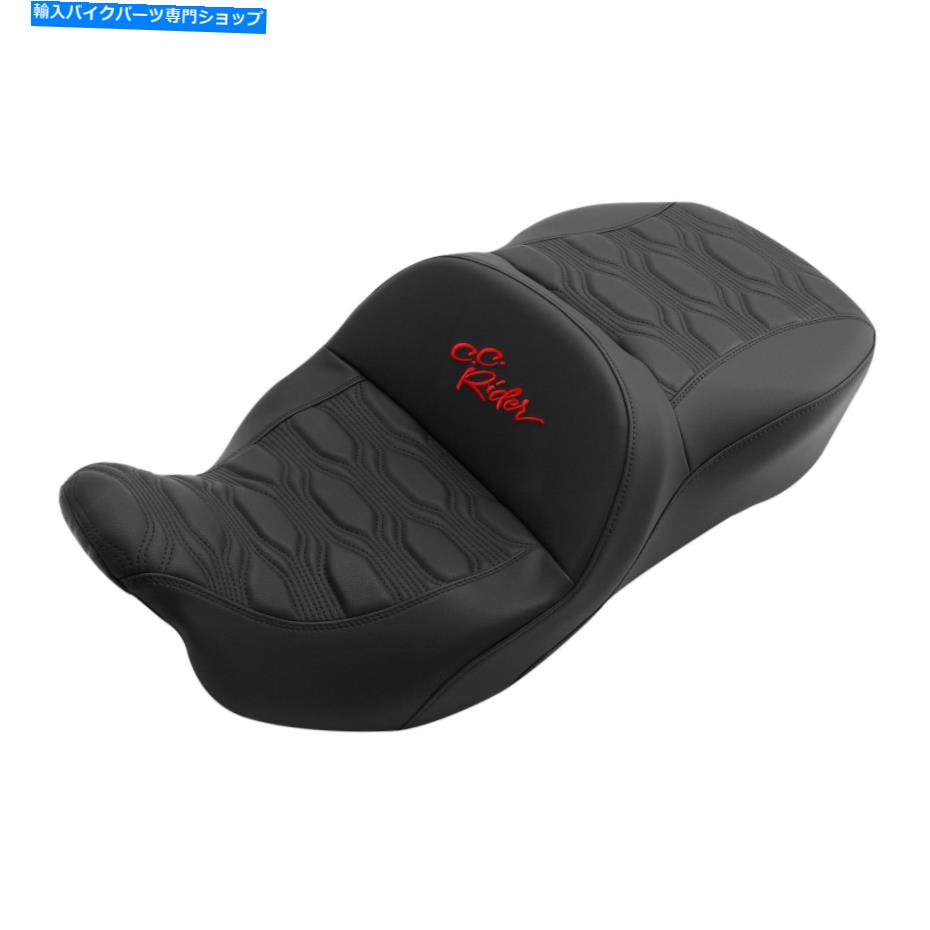 Seats ハーレーツーリングロードキンググライド2009-2023 22に適した2人のドライバーの助手席 Two-Up Driver Passenger Seat Fit For Harley Touring Road King Glide 2009-2023 22【並行輸入品】