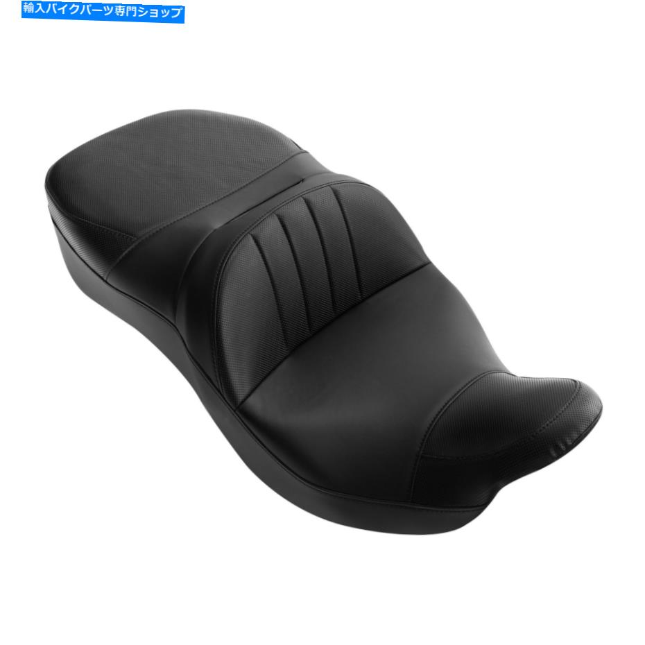 Seats ハーレーツーリングストリートロードキングトライグライドに適したドライバーと助手席 Driver & Passenger Seat Fit For Harley Touring Street Road King Tri Glide 09-22【並行輸入品】