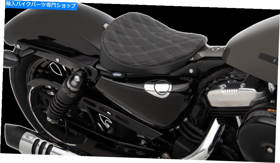 Seats ドラッグスペシャリティボバースタイルのソロシート0804-0740 Drag Specialties Bobber Style Solo Seats 0804-0740【並行輸入品】