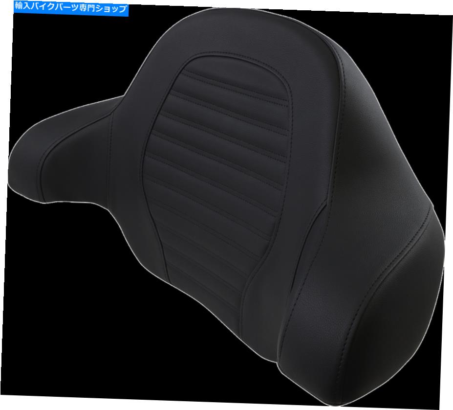 Seats サドルマンロールプリーツスリムシート - ブラックツアーパックバックレストパッド814-07-TPACK-RP Saddlemen Roll Pleat Slim Seat - Black Tour Pak Backrest Pad 814-07-TPACK-RP【並行輸入品】