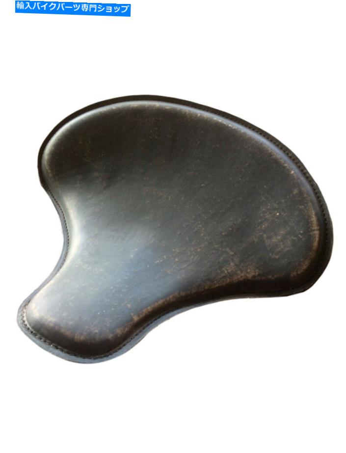 Seats 黒い苦しんでいるトラクタースプリングソロオートバイシートハーレーデビッドソンボバーチョップ Black Distressed Tractor Spring Solo Motorcycle Seat Harley Davidson Bobber Chop【並行輸入品】