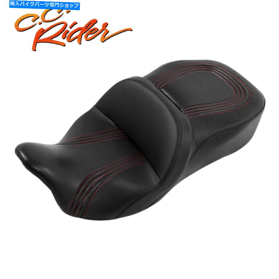 Seats C.C.ハーレーロードエレクトラグライドに適したライダードライバーの助手席09-22 C.C. RIDER Driver Passenger Seat Fit For Harley Road Electra Glide 09-22【並行輸入品】｜Us Custom Parts Shop USDM