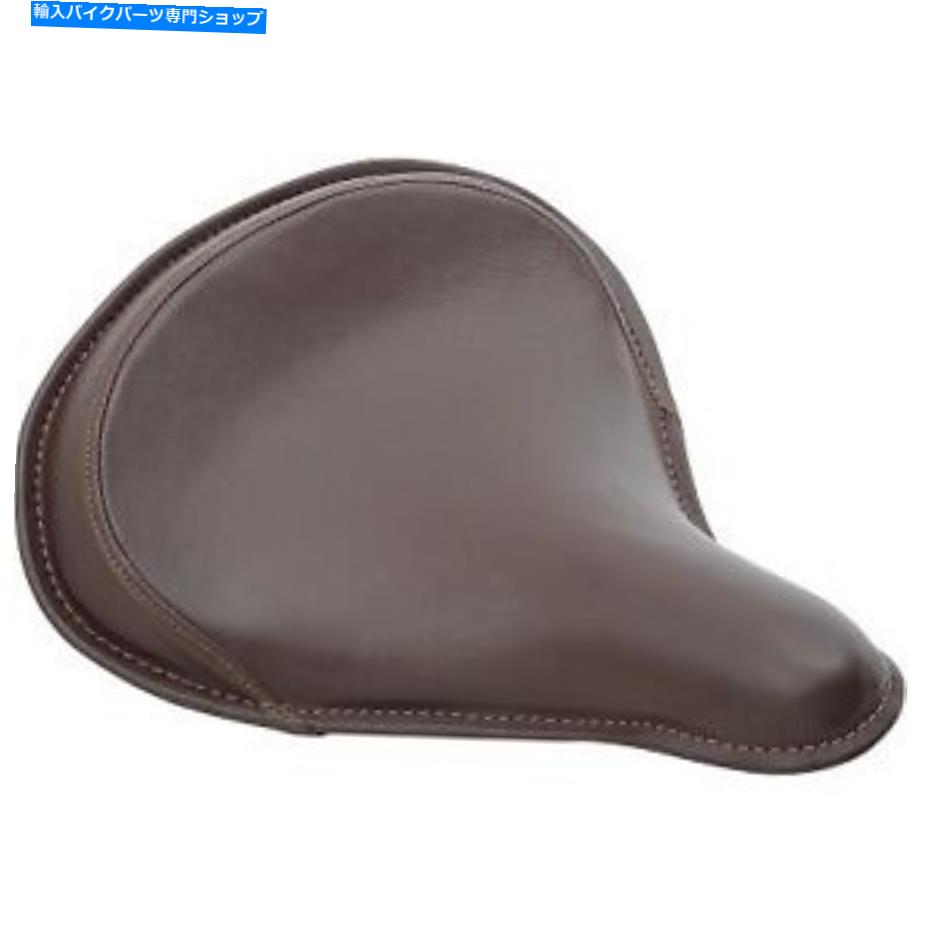 Seats リフレクティブレザー付きの大きなスプリングソロシートをドラッグスペシャル Drag Specialties Large Spring Solo Seat with Reflective Leather 0806-0049【並行輸入品】