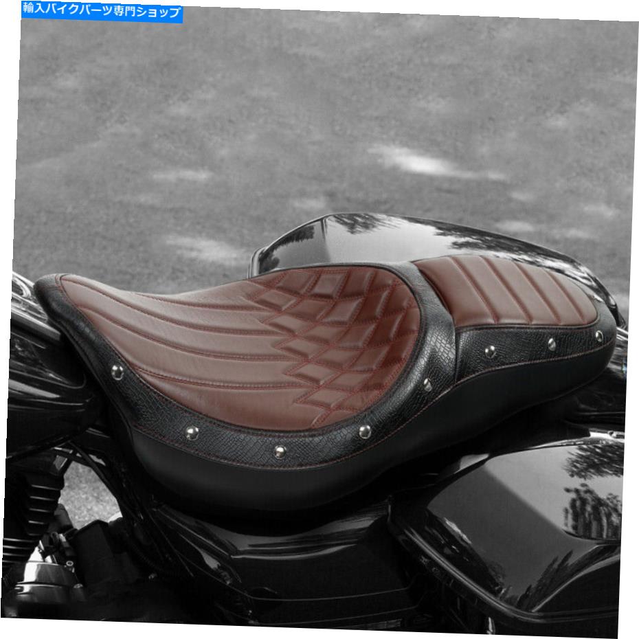 Seats ハーレーCVOツーリングロードグライドFLTR 2009-Upに適した2つのドライバーの乗客席 Two Up Driver Passenger Seat Fit For Harley CVO Touring Road Glide FLTR 2009-up【並行輸入品】｜Us Custom Parts Shop USDM