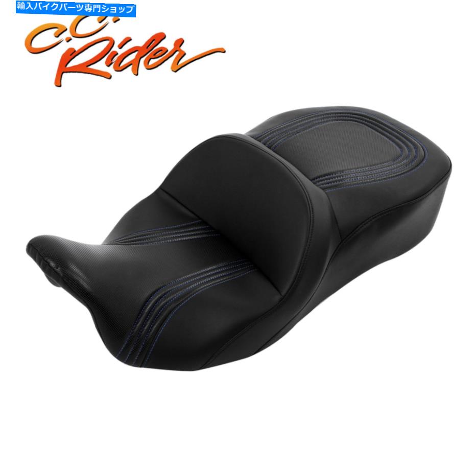 Seats C.C.ハーレーツーリングストリートエレクトラグライドに適したライダードライバーの助手席 C.C. RIDER Driver Passenger Seat Fit For Harley Touring Street Electra Glide【並行輸入品】｜Us Custom Parts Shop USDM