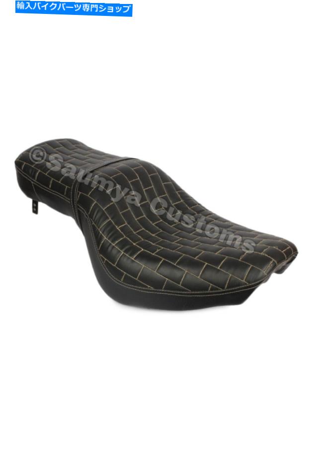 Seats Royal Enfield Classic Bullet Electra Himalayanのためのレンガスタイルシート91ブラック Brick Style Seat 91 Black For Royal Enfield Classic Bullet Electra Himalayan【並行輸入品】