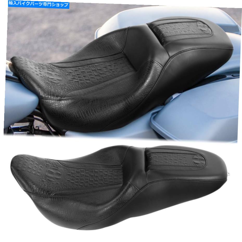 Seats ハーレーツーリングロードグライドに適した2つのドライバーの乗客席2009-2022 Two UP Driver Passenger Seat Fit For Harley Touring Road Glide 2009-2022【並行輸入品】 90,387円