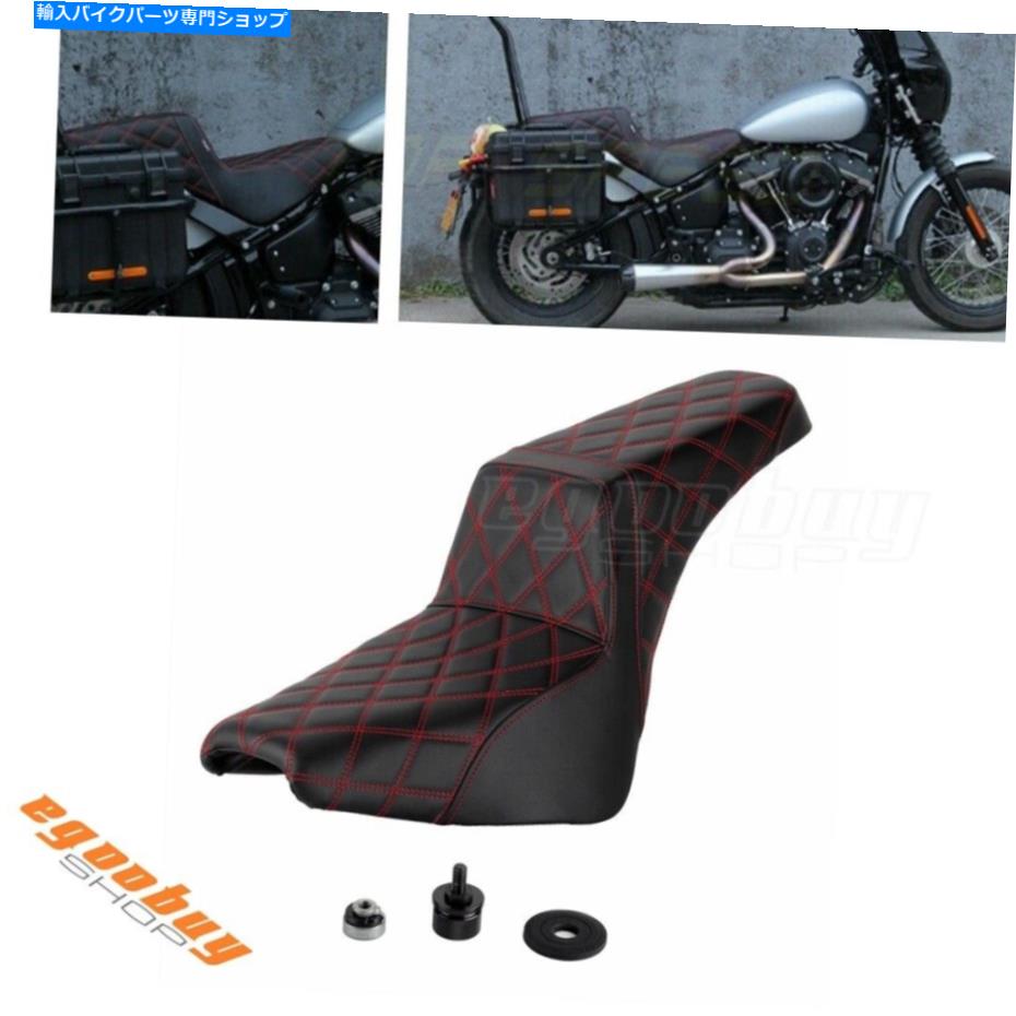 Seats ブラックドライバーの助手席2-for harley touring softail fxbb fxst deluxe Black Driver Passenger Seat 2-Up For Harley Touring Softail FXBB FXST Deluxe【並行輸入品】