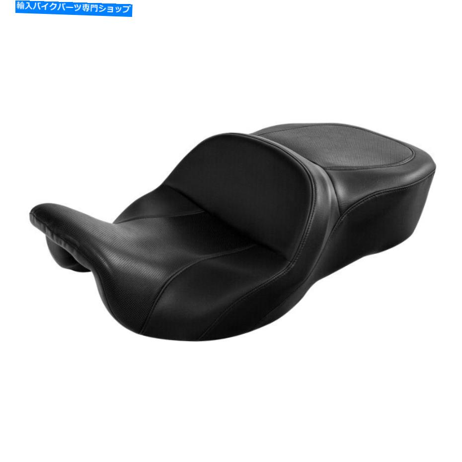 Seats ハーレーツーリングストリートGLDE 2009-2022にふさわしい黒いドライバーの助手席のピリオン Black Driver Passenger Seat Pillion Fit For Harley Touring Street Glde 2009-2022【並行輸入品】｜Us Custom Parts Shop USDM