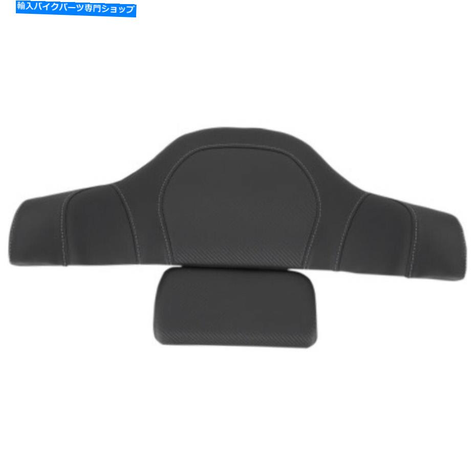 Seats サドルマンブラックカーボンファイバーバックレストトランクツアーパックパッドインディアンツーリング14-20 Saddlemen Black Carbon Fiber Backrest Trunk Tour Pak Pad Indian Touring 14-20【並行輸入品】