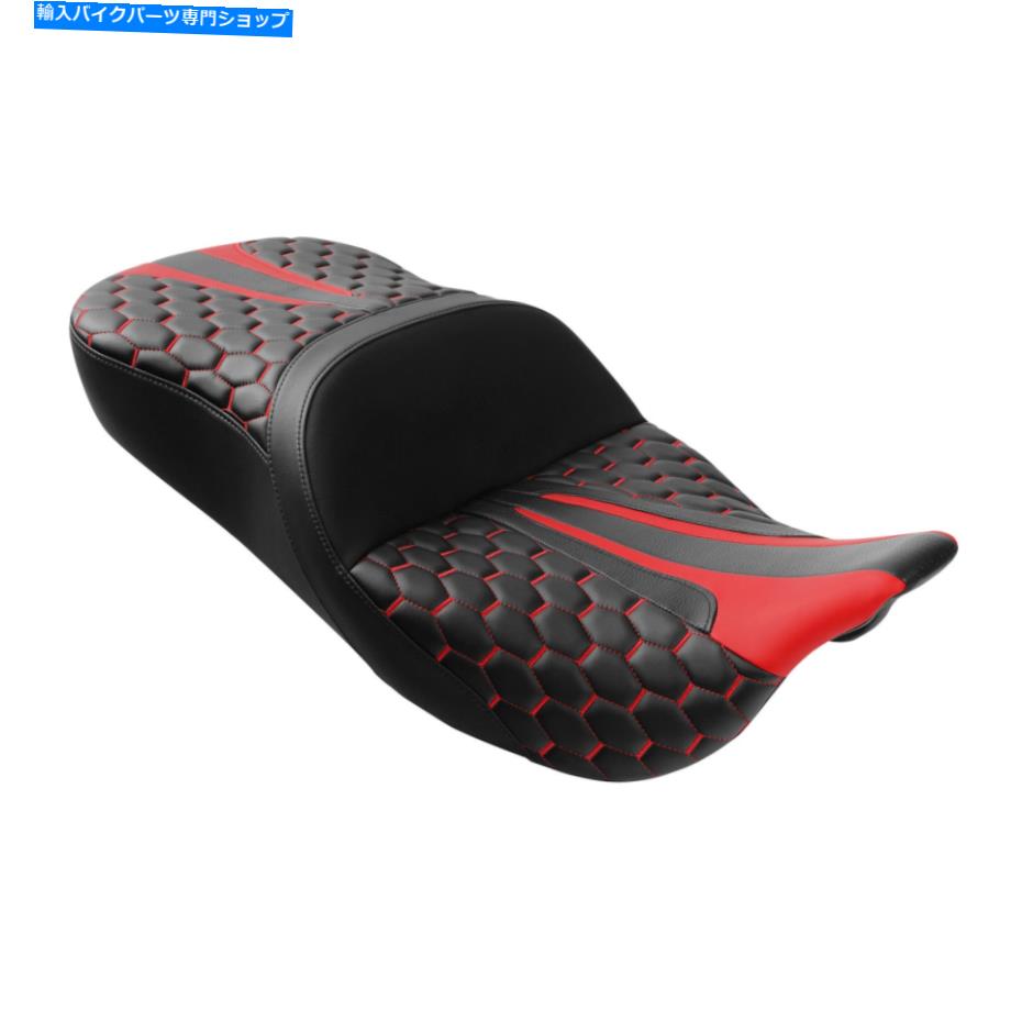 Seats ハーレーツーリングロードストリートグライドに適したドライバーの旅客海のクッション Driver Passenger Sea Cushiont Fit For Harley Touring Road Street Glide 09-Up【並行輸入品】