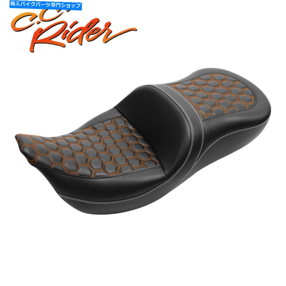 Seats C.C.ハーレーツーリングロードグライド09-laterに適したライダー2アップドライバーの助手席 C.C. RIDER 2-Up Driver Passenger Seat Fit For Harley Touring Road Glide 09-later【並行輸入品】｜Us Custom Parts Shop USDM