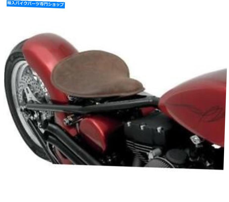 Seats ドラッグスペシャリティ0806-0056大規模なロープロファイルスプリングソロシートブラウン Drag Specialties 0806-0056 Large Low Profile Spring Solo Seat Brown【並行輸入品】