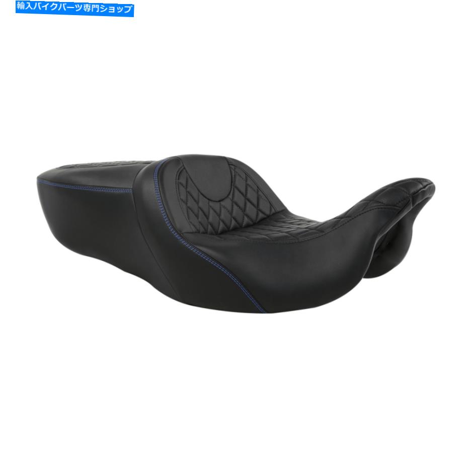 Seats ハーレーエレクトラグライドロードキングにフィットするドライバーライダーの助手席 Driver Rider Passenger Seat Fit For Harley Electra Glide Road King 09-22 22 20【並行輸入品】
