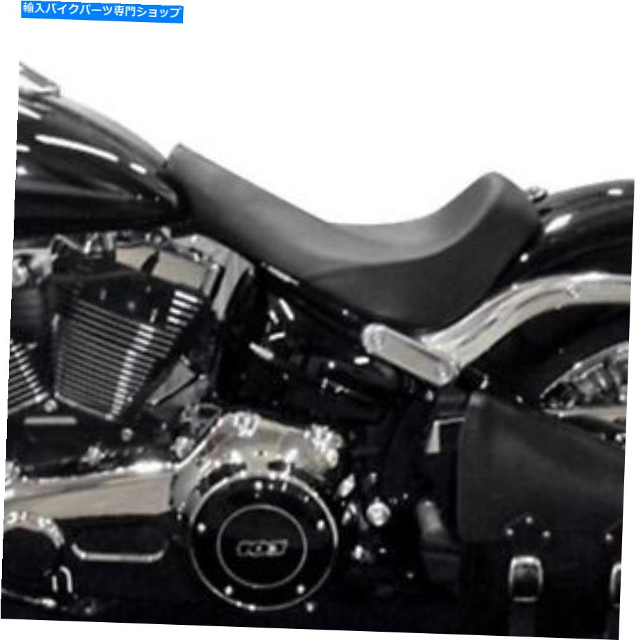 Seats ハーレーダビッドソンブレイクアウト13-17バットクラックプレーンスムースブラックソロシート For Harley-Davidson Breakout 13-17 Buttcrack Plain Smooth Black Solo Seat【並行輸入品】
