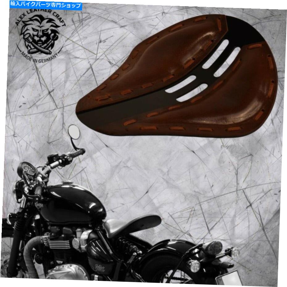 Seats 2016年以来のTriumph Bonneville Triumph Bonneville since 2016 Bobber solo seat Std 4Fourth buffalo brown XL【並行輸入品】