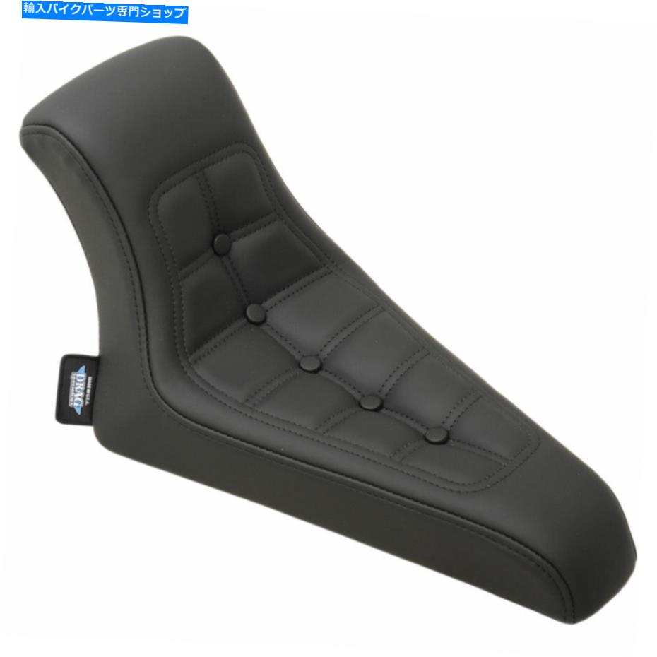 Seats ドラッグスペシャリティビニールローライダーソロシートカスタムシートハーレーハードテールフレーム Drag Specialties Vinyl Low Rider Solo Seat Custom Seat Harley Hard Tail Frame【並行輸入品】