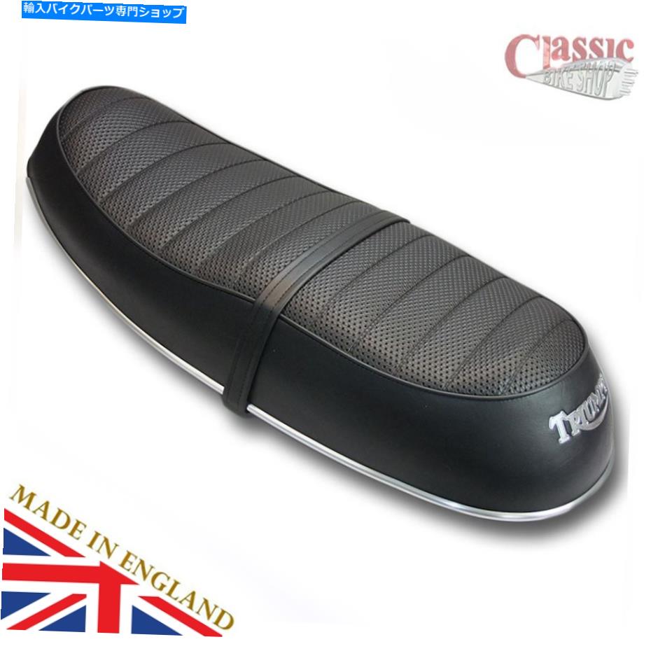 Seats Hinckley Triumph Bonneville Seat Silver Logo Hinckley Triumph Bonneville Seat Silver Logo【並行輸入品】