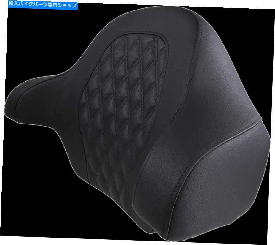Seats サドルメンロードソファ格子ステッチシート - ブラックツアーパックパッド814-07-tpack-ls Saddlemen Road Sofa Lattice Stitched Seat - Black Tour Pak Pad 814-07-TPACK-LS【並行輸入品】