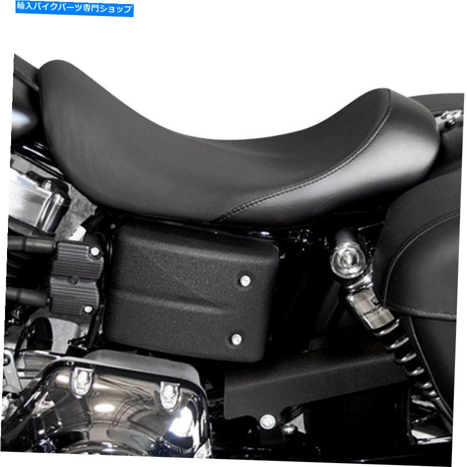 Seats ハーレーダビッドソンダイナ06-17ダニーグレイバットクラックプレーンスムースブラックソロシート For Harley-Davidson Dyna 06-17 Danny Gray Buttcrack Plain Smooth Black Solo Seat【並行輸入品】