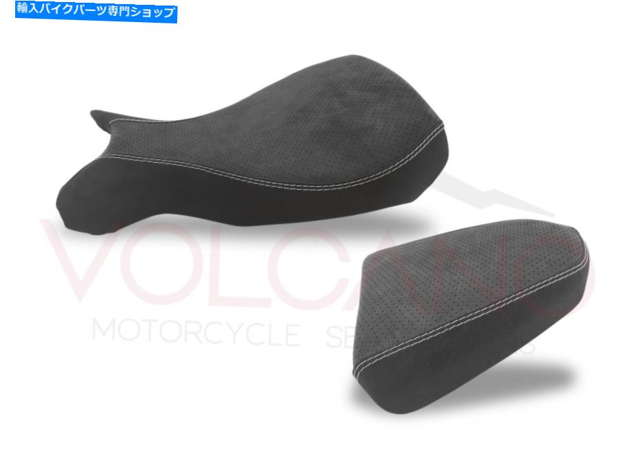 Seats BMW R NINE T 2014-2020火山座席カバーホワイトシームB070C/A/1072アンチスリップ Bmw R Nine T 2014-2020 Volcano Seat cover White Seams B070C/A/1072 Anti Slip【並行輸入品】